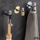 Crochet porte serviette mural