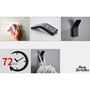 crochet porte serviette mural salle de bain