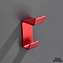 Crochet porte serviette rouge