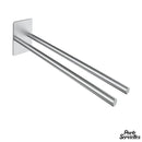 Porte serviette 2 branches acier