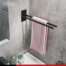 Porte serviette 2 branches acier