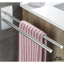 Porte serviette 2 branches acier