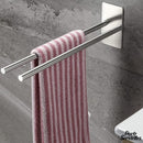 Porte serviette 2 branches acier