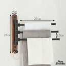 Porte serviette 5 barres pivotantes