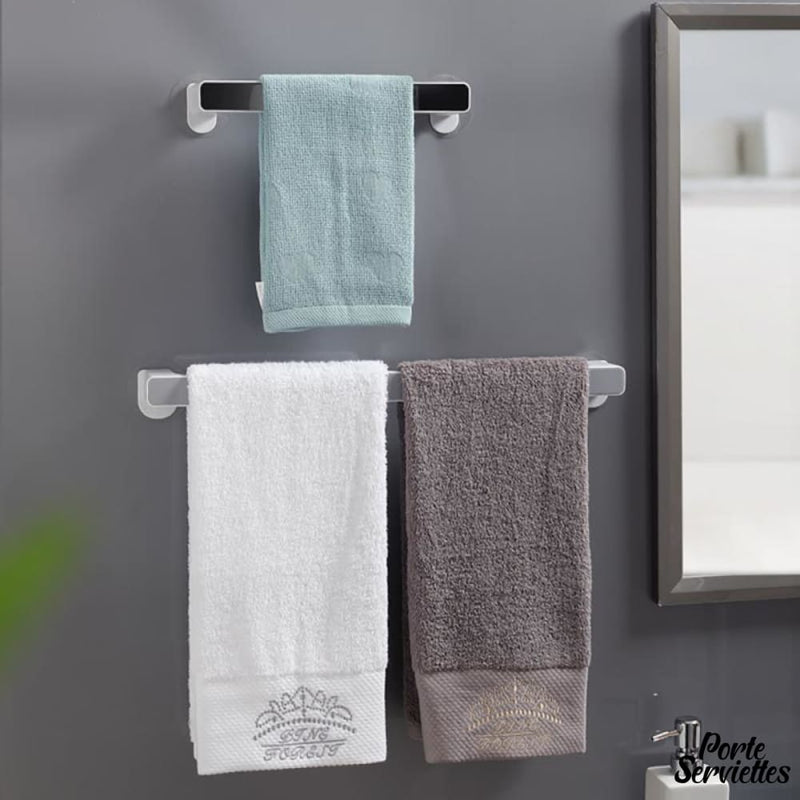 Porte serviette adhesif salle de bain