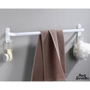 Porte serviette blanc salle de bain