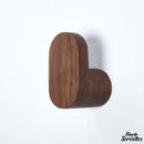 Porte serviette bois crochet