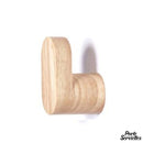 Porte serviette bois crochet