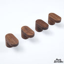 Porte serviette bois crochet