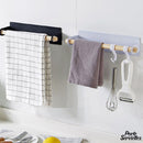 Porte serviette bois et metal