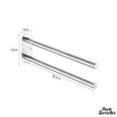 Porte serviette deux branches