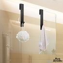 Porte serviette douche verre