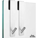 Porte serviette douche verre