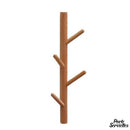 Porte serviette en bois pour salle de bain