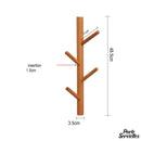 Porte serviette en bois pour salle de bain