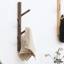 Porte serviette en bois pour salle de bain