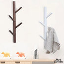 Porte serviette en bois pour salle de bain