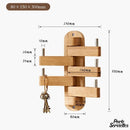 Porte serviette en chêne