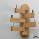 Porte serviette en chêne