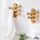 Porte serviette en chêne