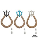 Porte serviette en corde