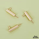 Porte serviette en laiton doré