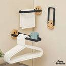 Porte serviette escamotable