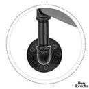 Porte serviette industriel tuyau