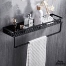 Porte serviette mural avec tablette