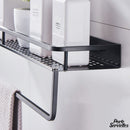 Porte serviette mural avec tablette