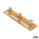 Porte serviette mural bambou