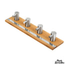 Porte serviette mural bambou