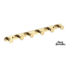 Porte serviette mural doré