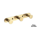 Porte serviette mural doré