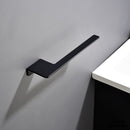 Porte serviette mural noir mat