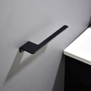 Porte serviette mural noir mat