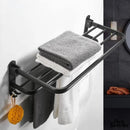 Porte serviette mural rabattable