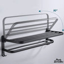 Porte serviette mural rabattable