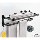 Porte serviette mural rabattable