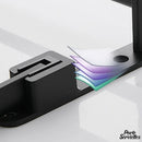 Porte serviette mural rabattable