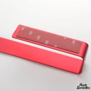 Porte serviette mural rouge