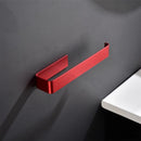 Porte serviette mural rouge