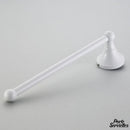 Porte serviette mural salle de bain blanc