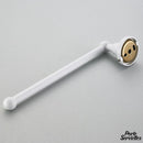 Porte serviette mural salle de bain blanc