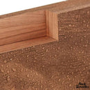 Porte serviette noir et bois