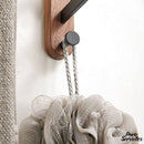 Porte serviette noir et bois