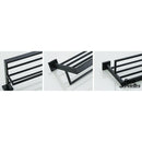 Porte serviette noir mat