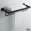 Porte serviette noir mat