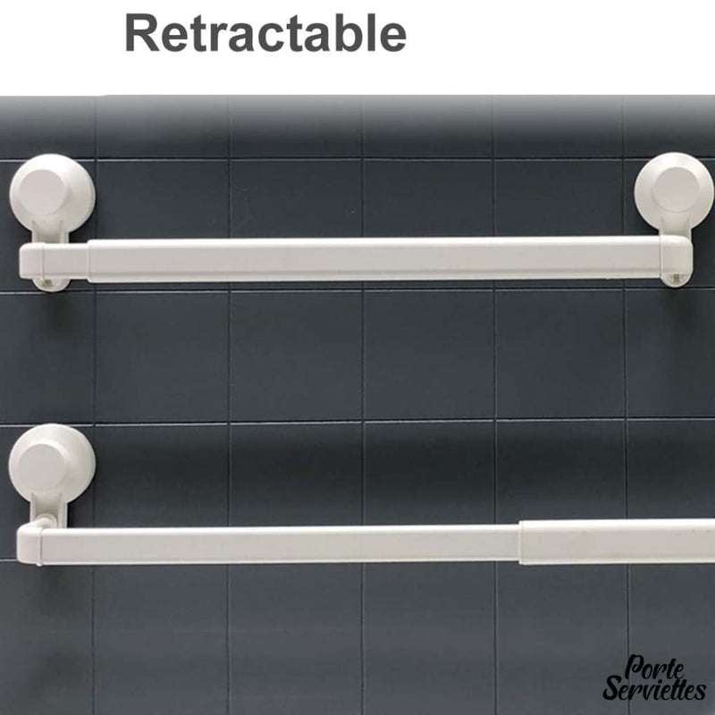 Porte serviette retractable