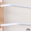 Porte serviette salle de bain blanc